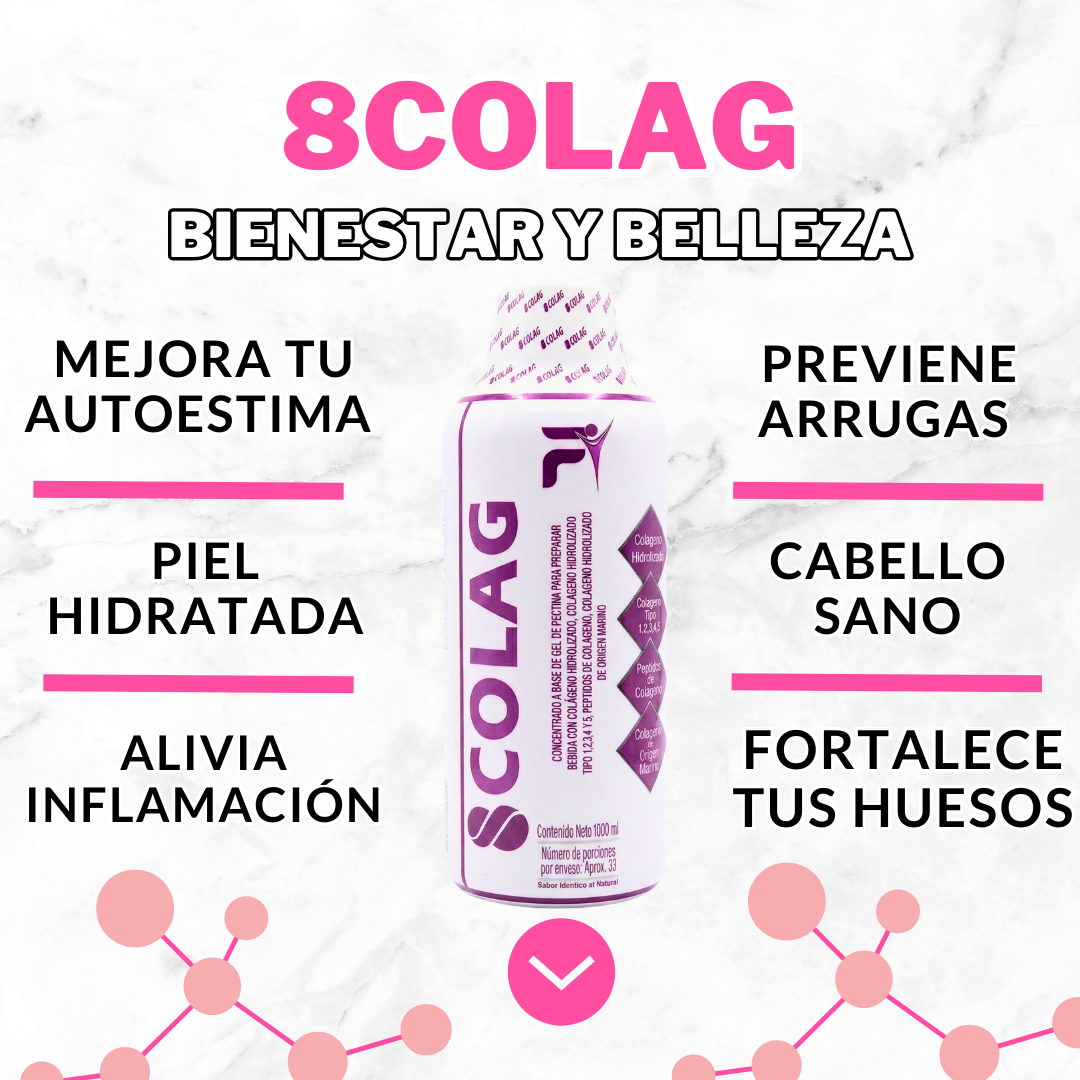 8 COLAGENOS POR 1000 ML