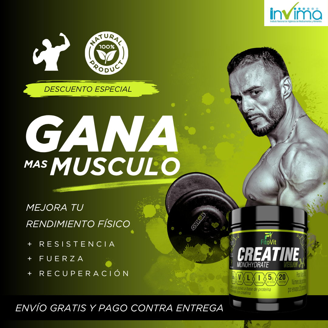 Creatina Monohidratada por 300 gramos