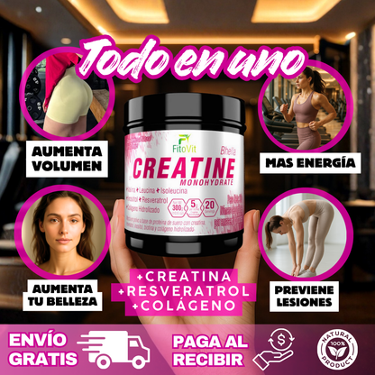Creatina monohidratada Bhella por 300 gramos