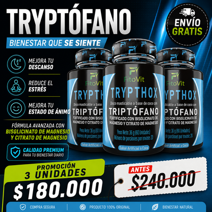 TRIPTOFANO POR 60 UNIDADES
