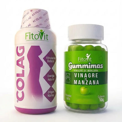Combo colágeno más gomitas de vinagre de manzana