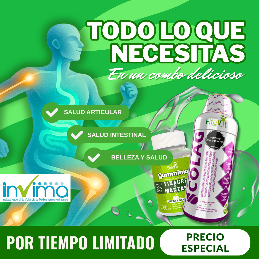 Combo colágeno más gomitas de vinagre de manzana