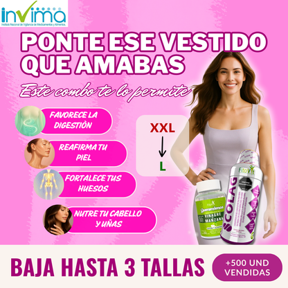 Combo colágeno más gomitas de vinagre de manzana